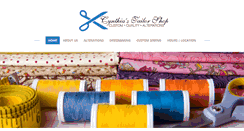 Desktop Screenshot of cynthiastailorshop.org
